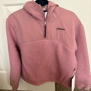 Lululemon High-Pile Fleece Hooded Half Zip